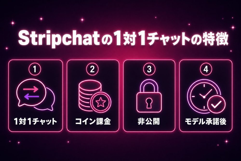 Stripchat(ストリップチャット)のプライベートチャットとは