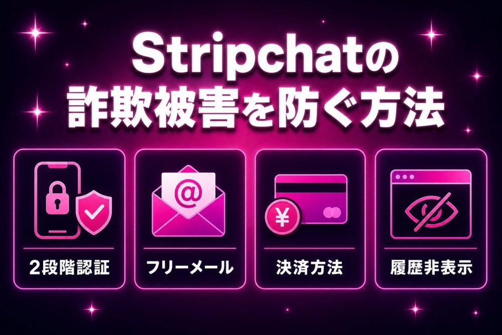 Stripchatの詐欺被害を防ぐ方法